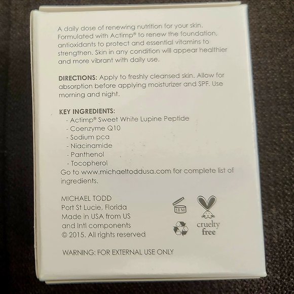 2 x Michael Todd Daily Renewal Serum Everyday Essential Complex 1oz NIB 30mL ea. - Picture 2 of 2